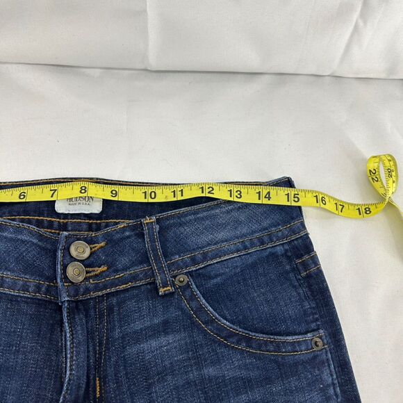 Hudson Women's Bootcut Flap Pocket Jeans Blue Denim Classic Style Size 27 - Picture 8 of 10